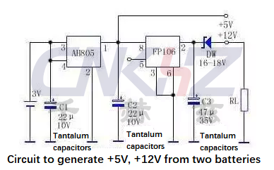 6 3V 至 +5V、+12V 電路